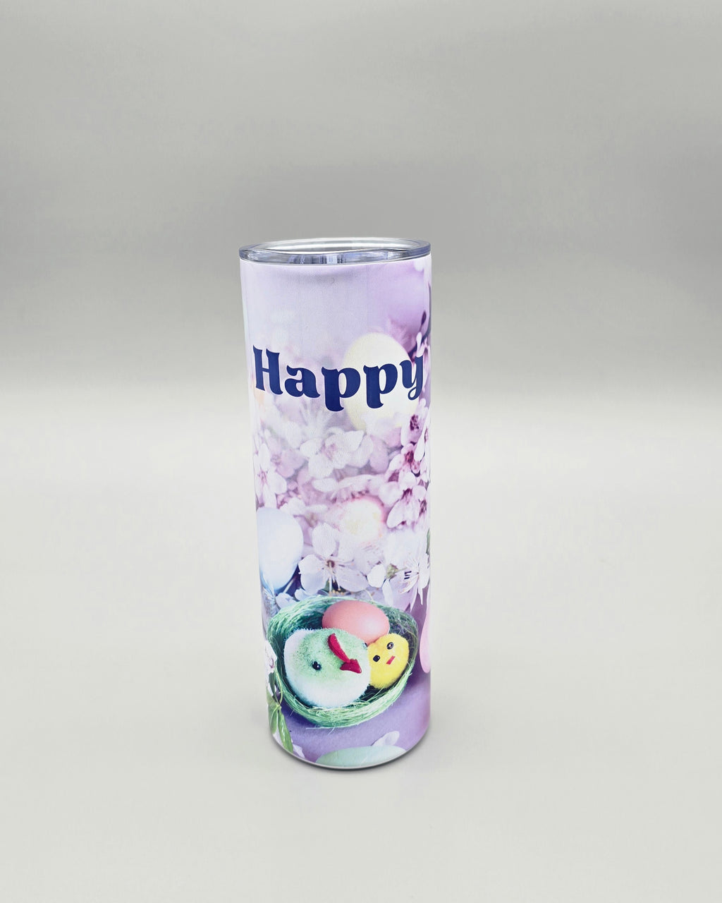 Happy Spring 20oz Straight Skinny Tumbler