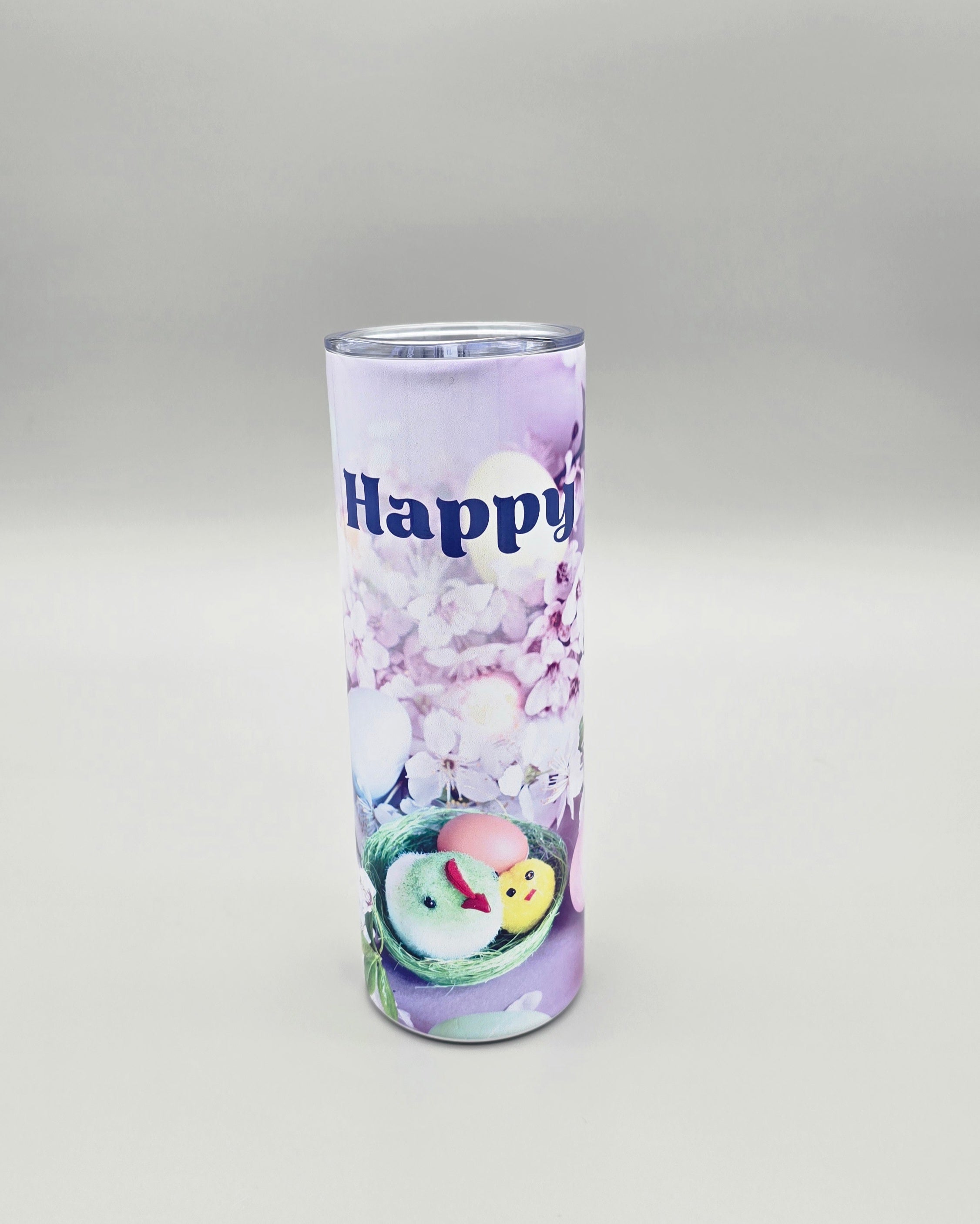 Happy Spring 20oz Straight Skinny Tumbler
