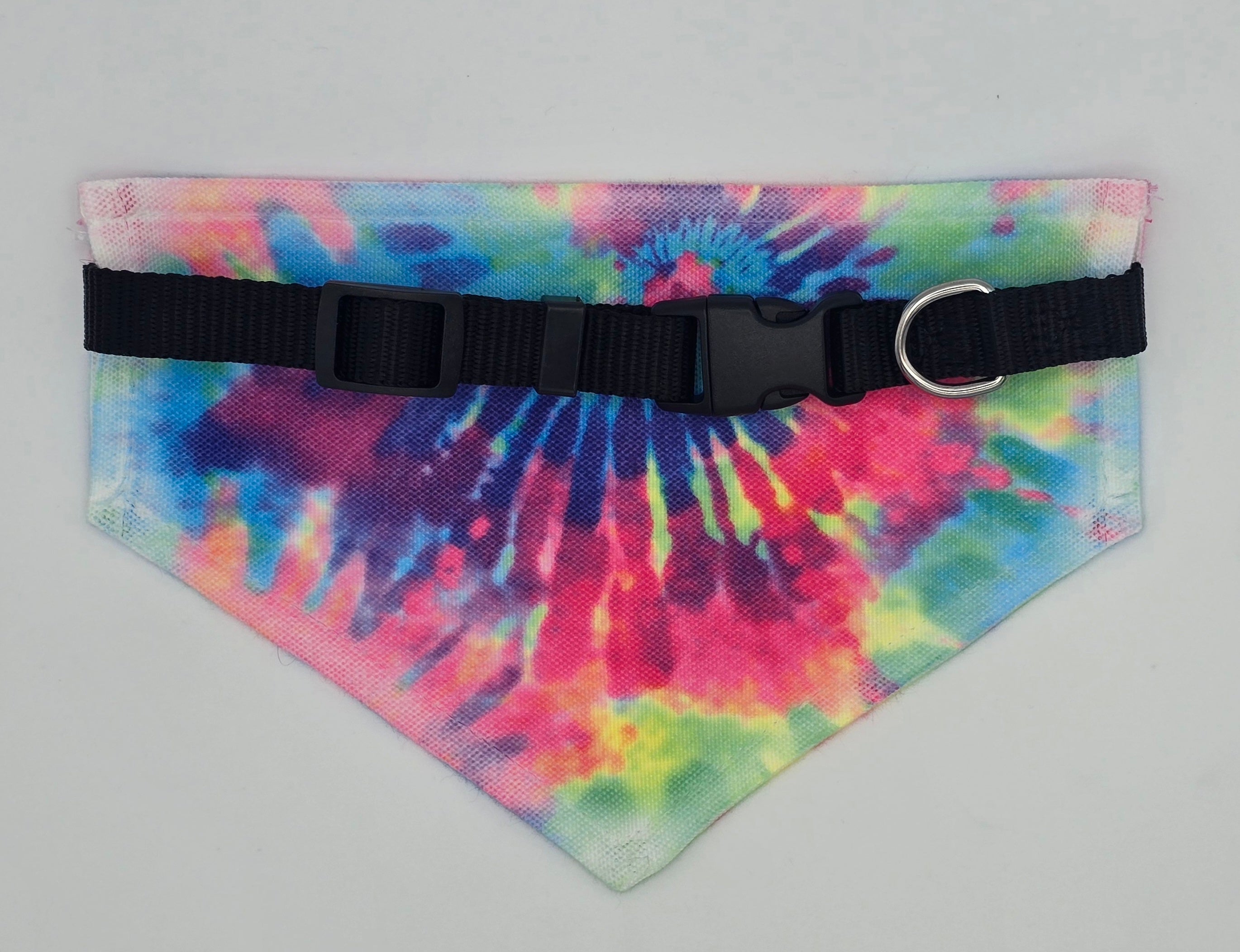 Multicolored Tie Dye Pet Bandana