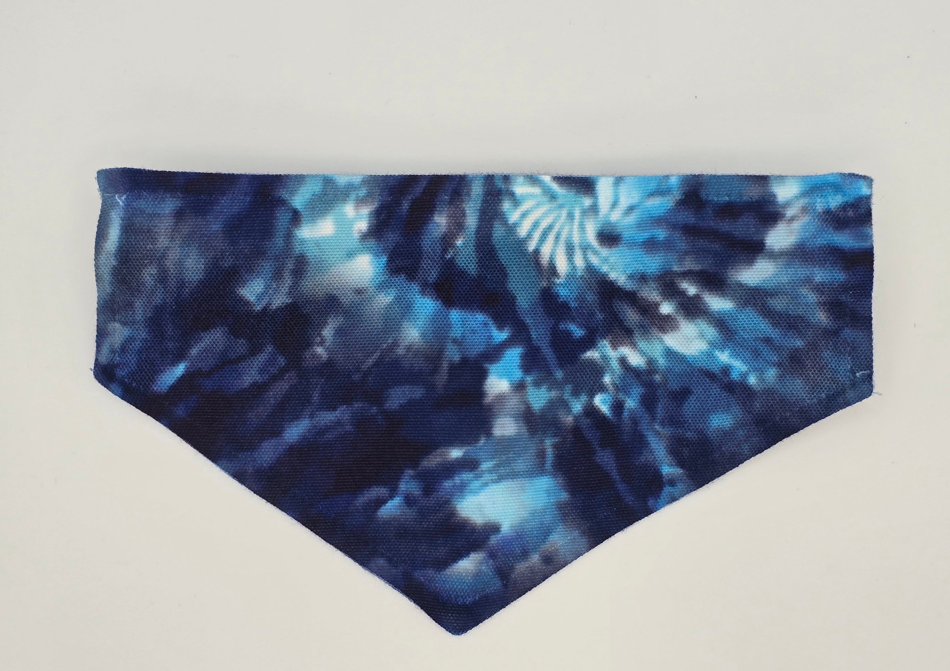Blue Tie Dye Pet Bandana