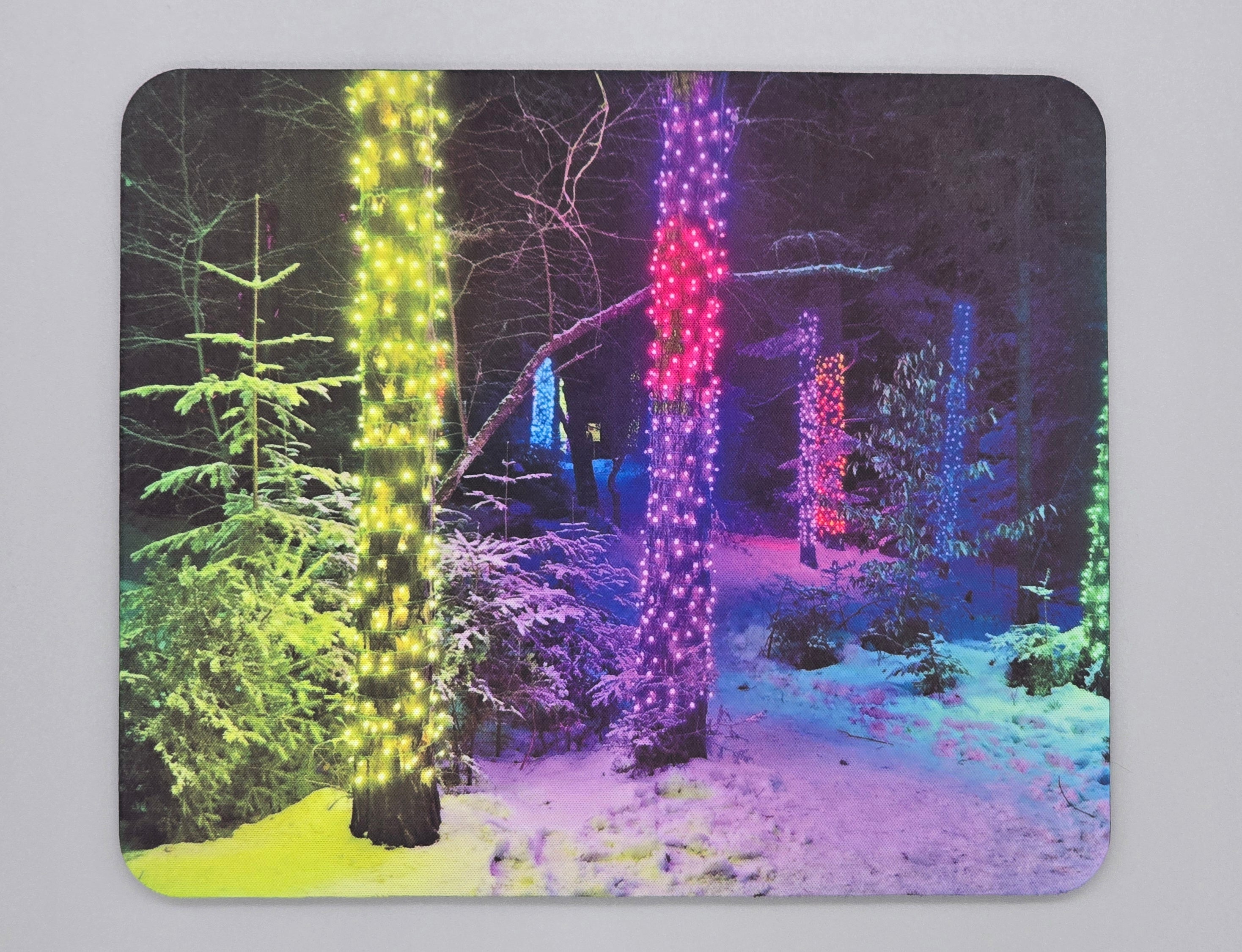 Wild Winter Lights Magical Trees Mouse Pad