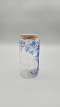 Take Time 16 oz Glass Can Tumbler