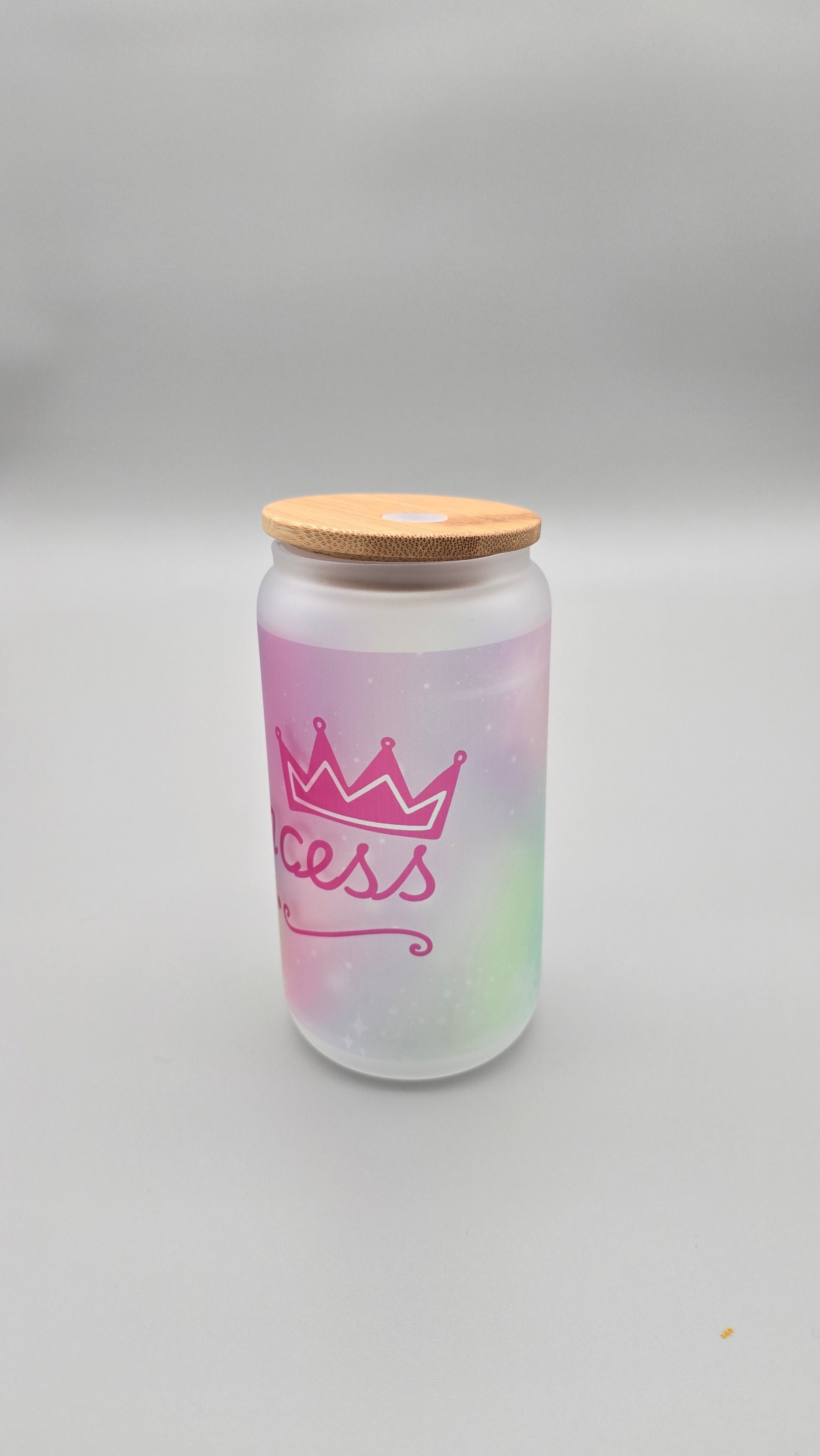 Princess Pink 16 oz Can Tumbler