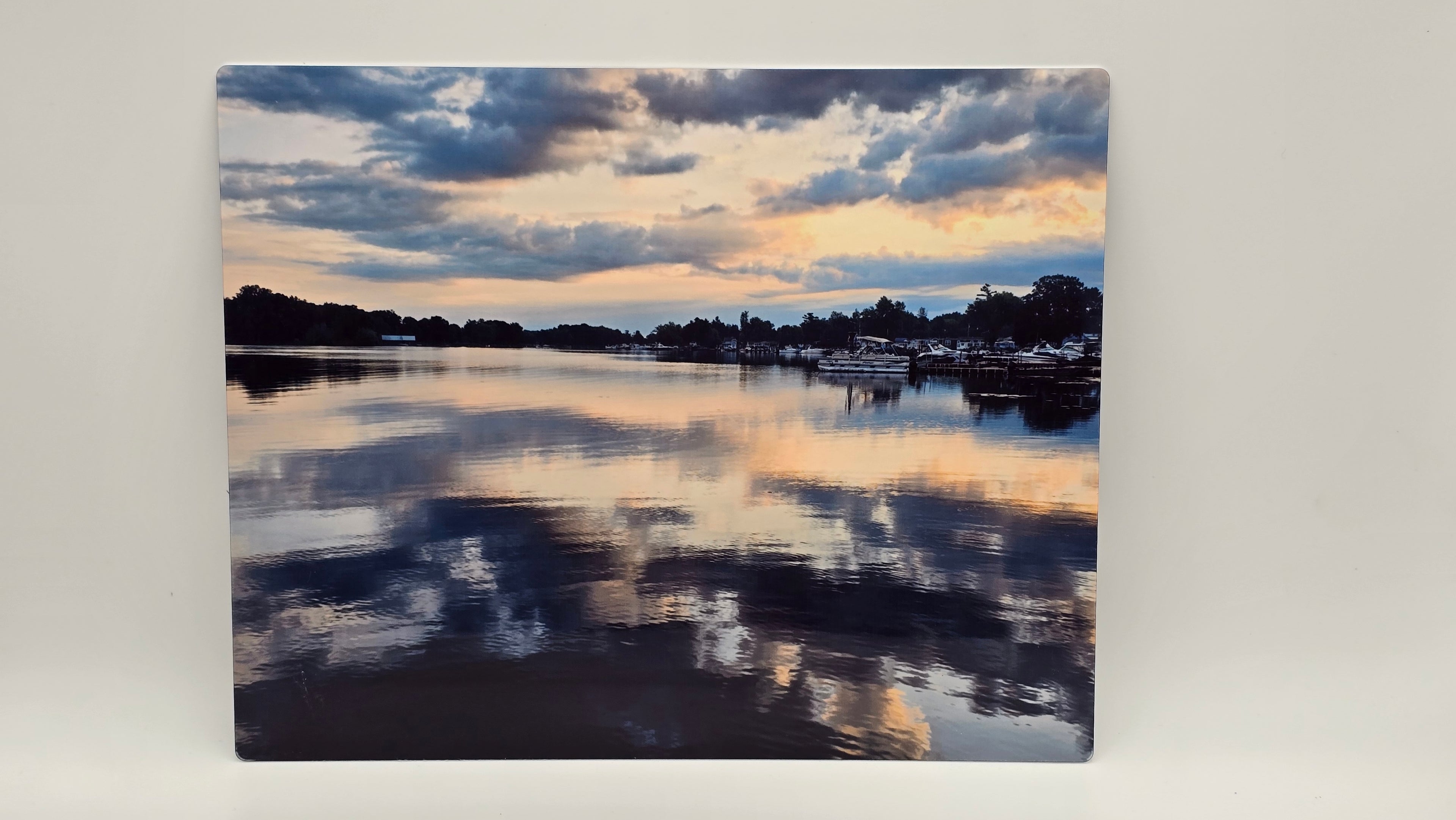 Reflective Clouds 8x10 Aluminum Photo Panel