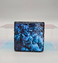 Winter Light Bushes Slate Drink Coaster