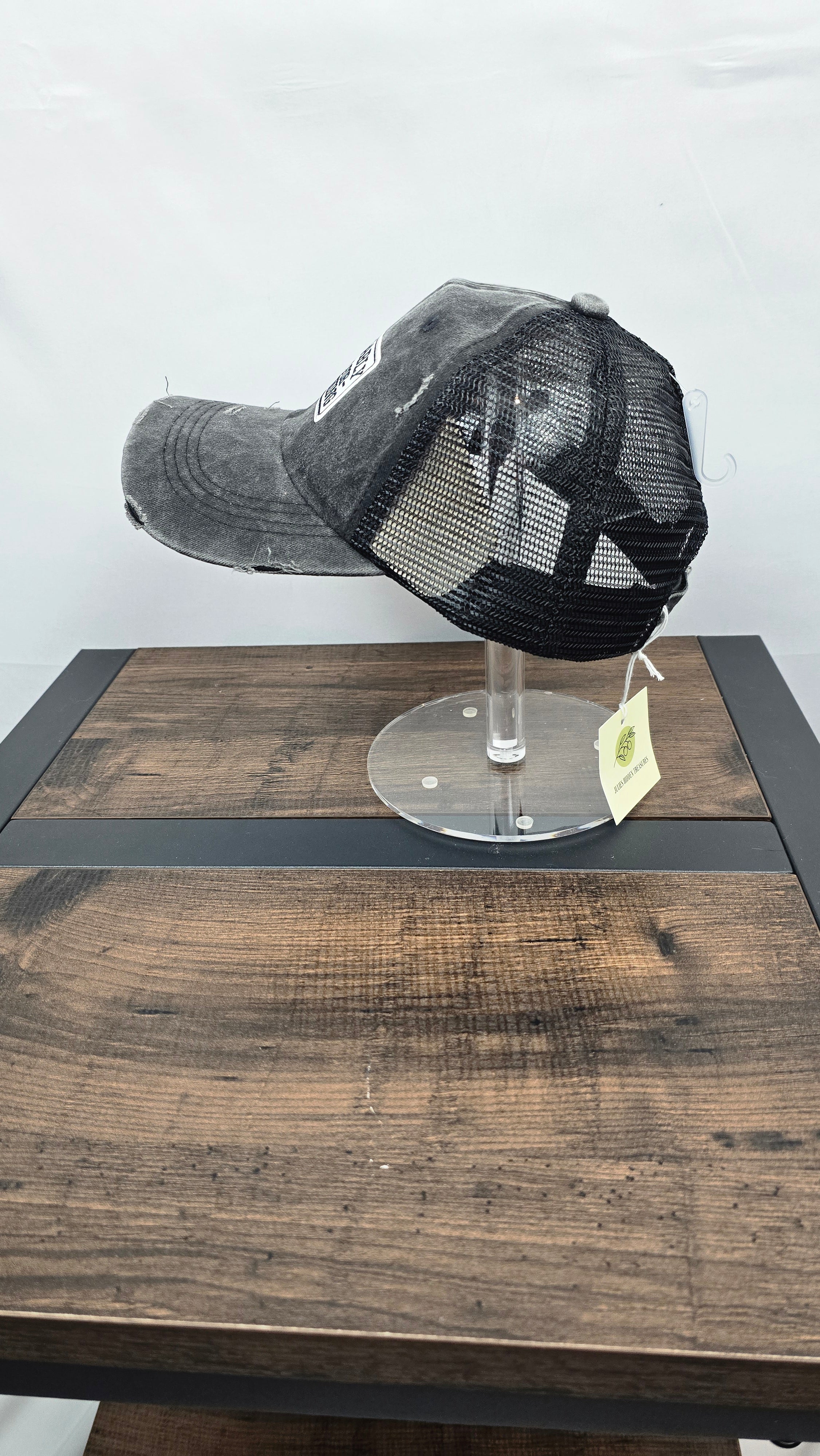 Late For Something Vintage Mesh Baseball Cap