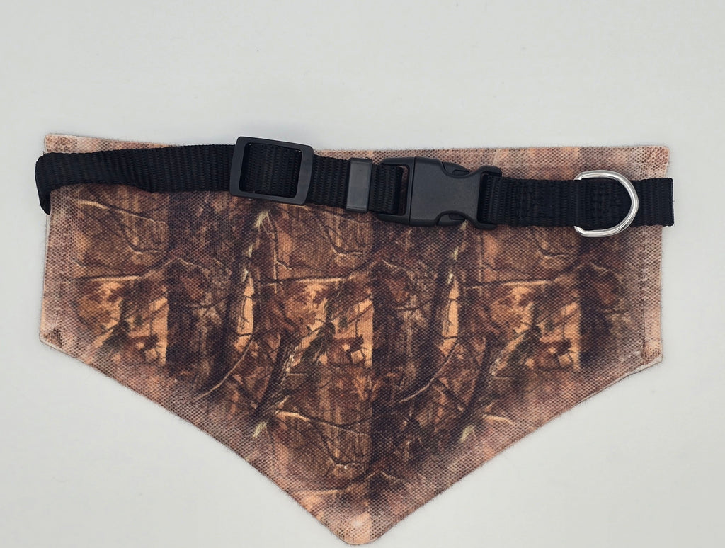 Tree & Leaf Camouflage Pet Bandana