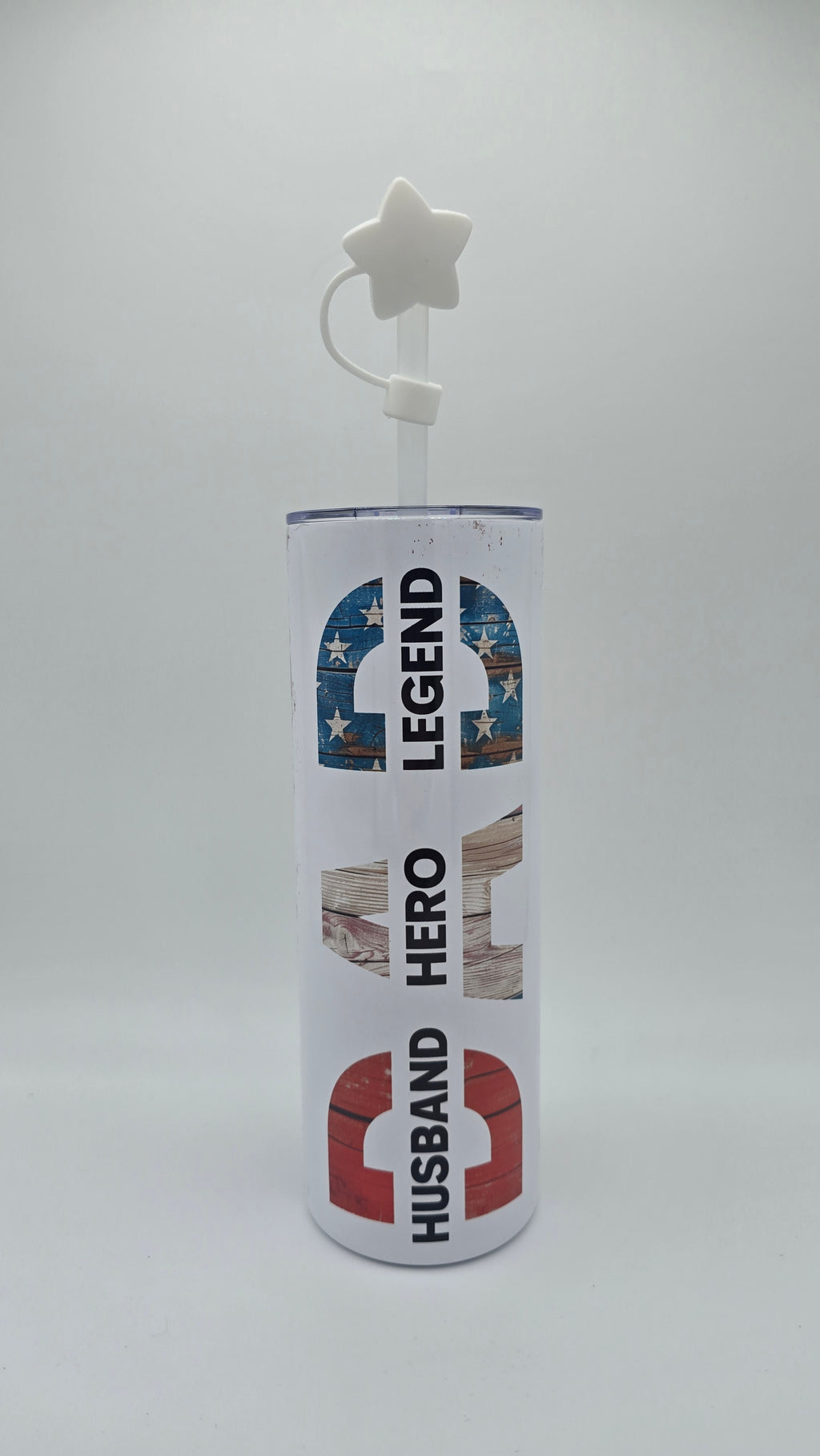 Husband Hero Legend 20oz Straight Skinny Tumbler