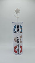 Husband Hero Legend 20oz Straight Skinny Tumbler