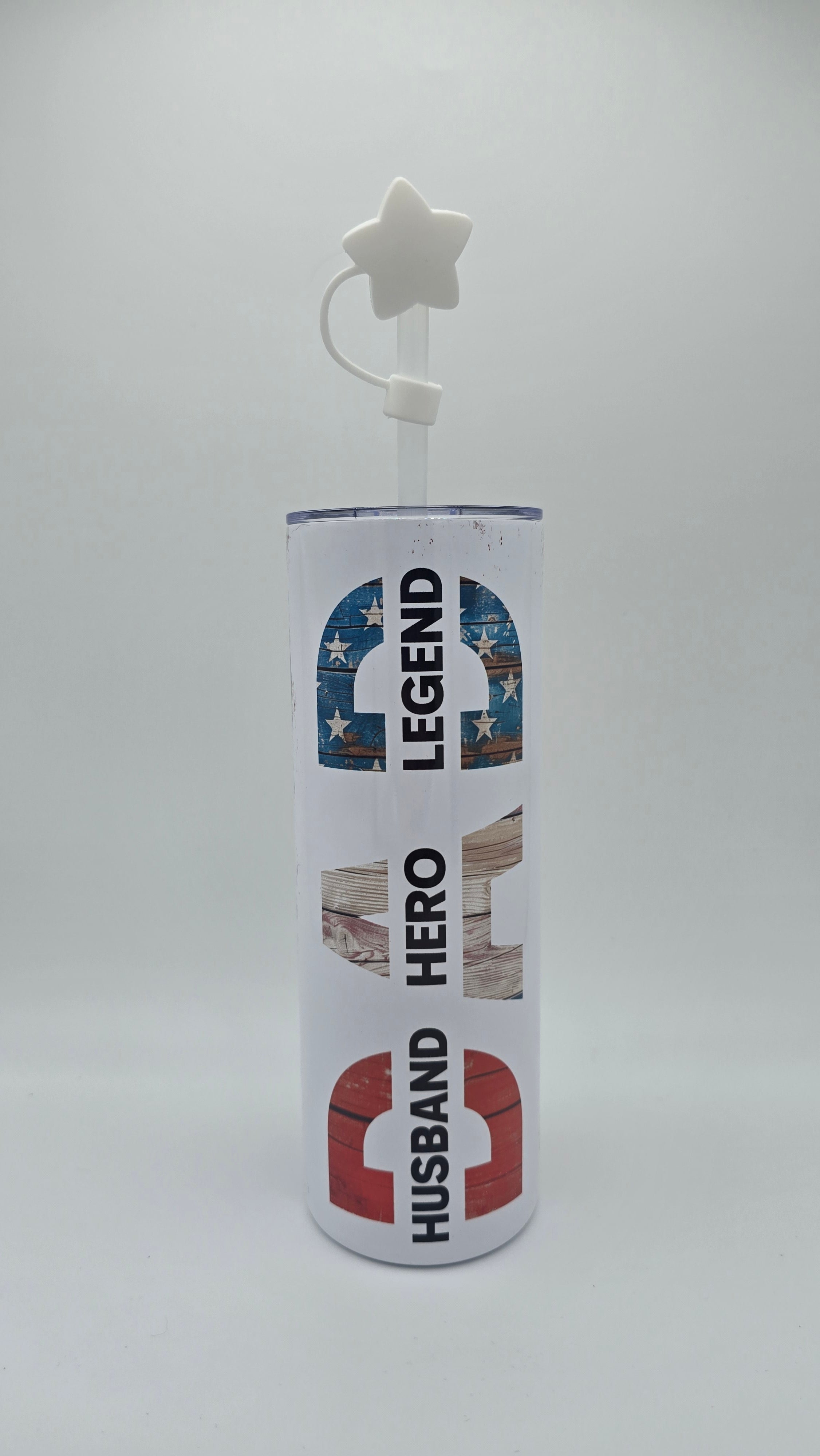 Husband Hero Legend 20oz Straight Skinny Tumbler