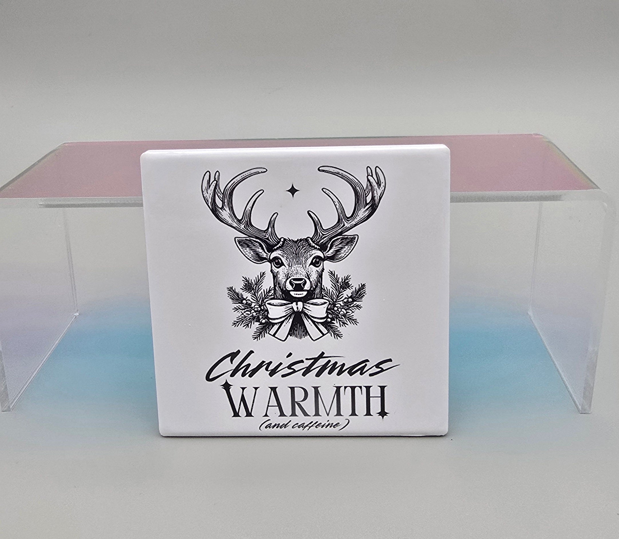 Christmas Warmth Ceramic Drink Coaster