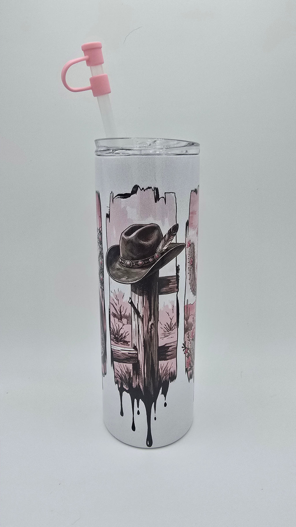 Punk County Girl 20oz Holographic Skinny Tumbler