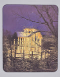 Winter Lights House Mouse Pad