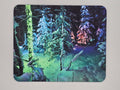 Forest Winter Lights Mouse Pad