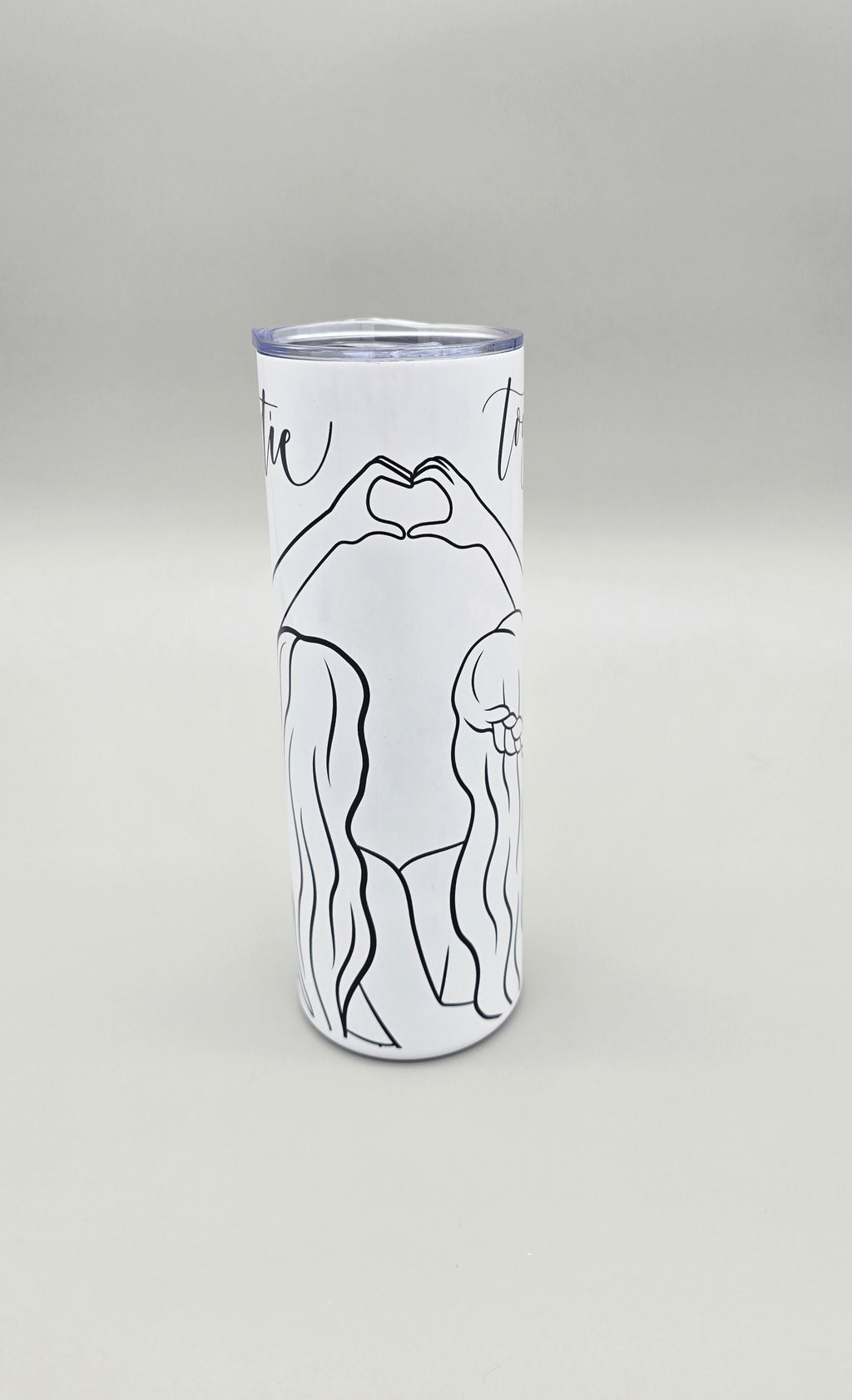 Bestie Together 20oz Straight Skinny Tumbler